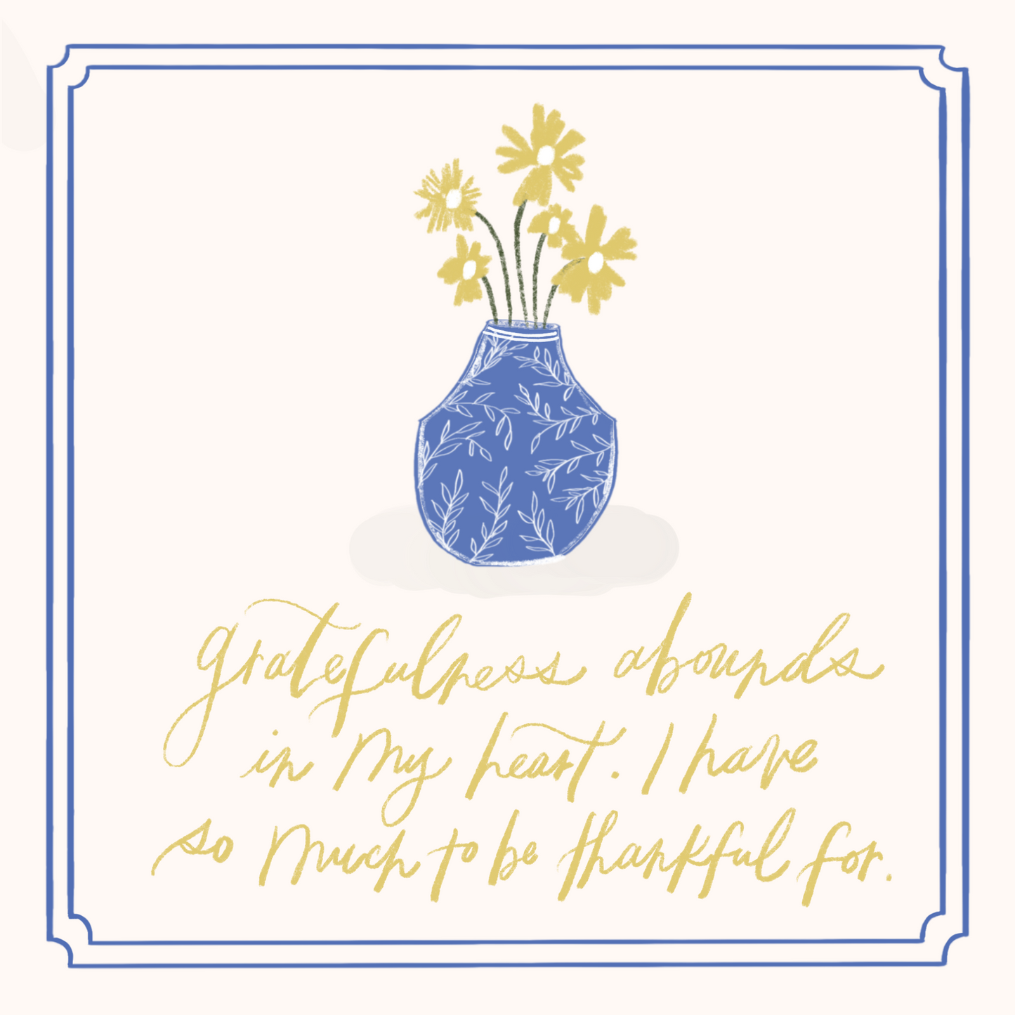 Gratefulness 8"x8" Giclee Print