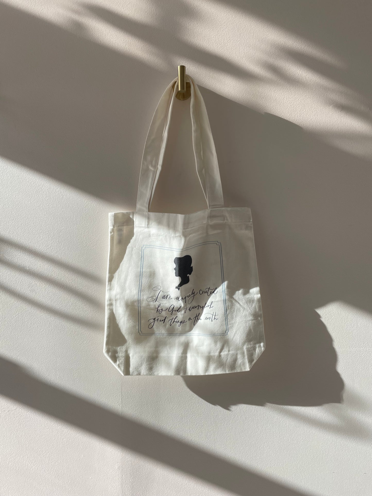 I Am Uniquely Made Large Tote Bag