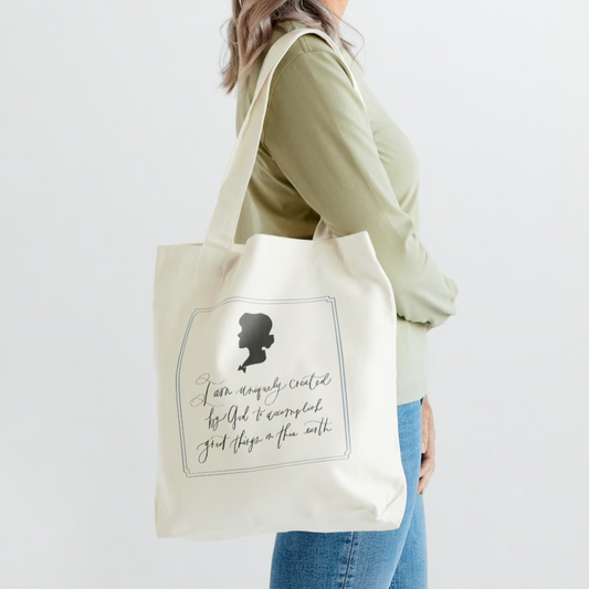 I Am Uniquely Made Large Tote Bag